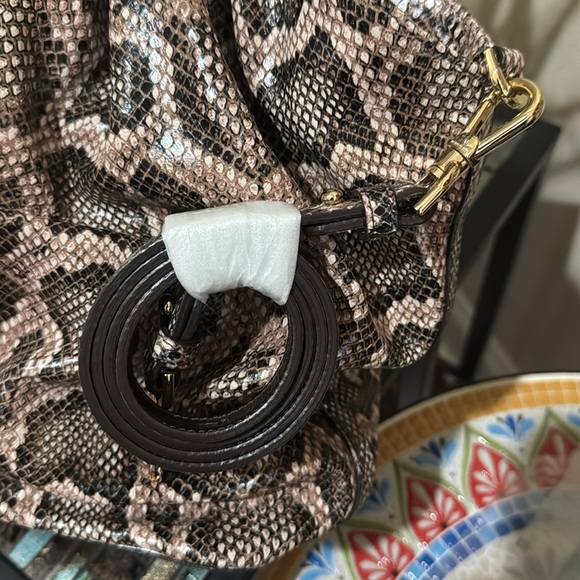 Brahmin Haiku Collection Renata Animal Print Leather Tote Bag - Picture 15 of 16